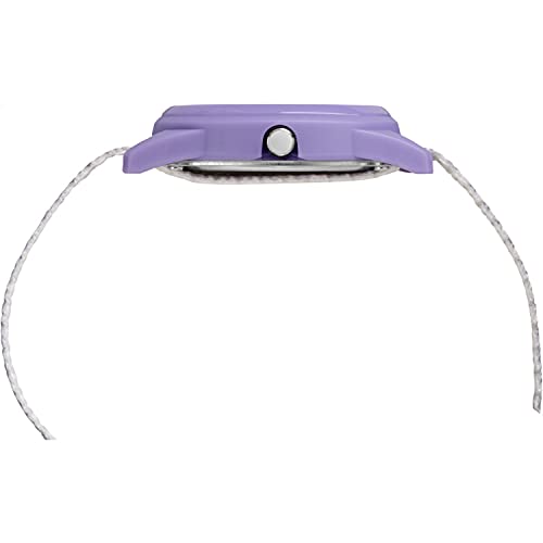 Timex Girls Purple/White Sport Elastic Fabric Strap Watch