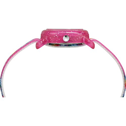 Timex Girls Pink/Rainbows & Unicorns Fabric Strap Watch
