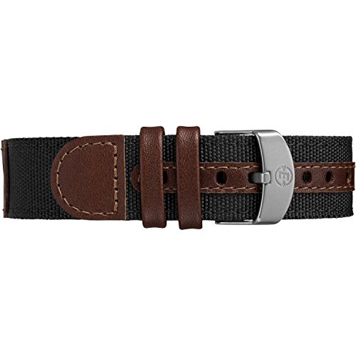 Timex Men's Expedition Acadia Black Leather-Fabric Watch