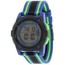 Timex Kids Digital Time Machines Watch Blue/Black/Green