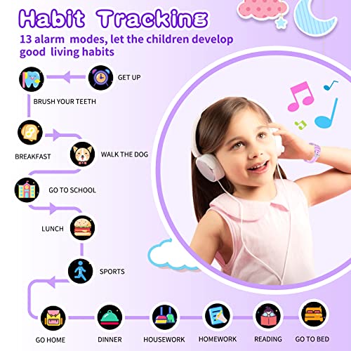 Girls Smart Watch with Games, High-Res Touchscreen Camera