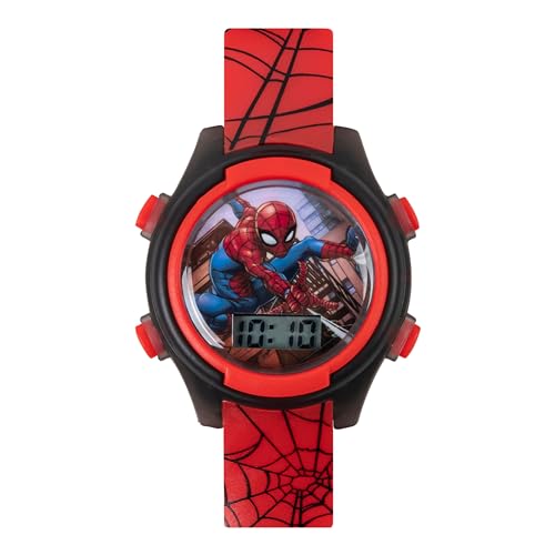 Marvel Spider-Man Digital Watch for Kids - Durable, Quartz Accuracy
