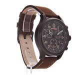 Timex Expedition Field Chronograph Leather Strap Watch