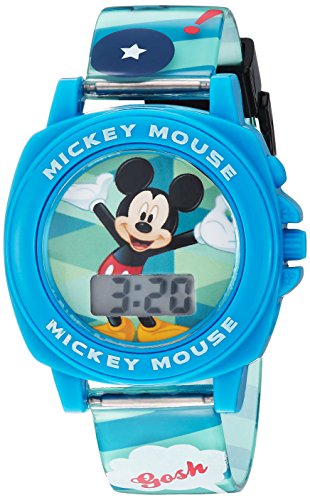 Disney Boy's Blue Digital Plastic Casual Watch MK1328