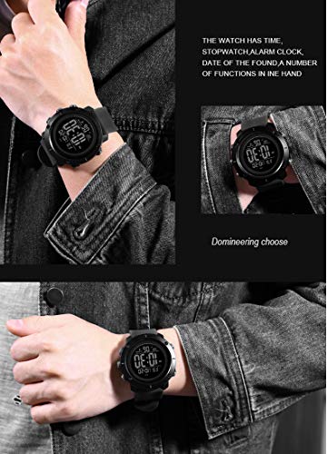 Youth Sports Waterproof Military Digital Watch for Boys