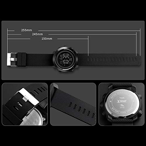 Youth Sports Waterproof Military Digital Watch for Boys