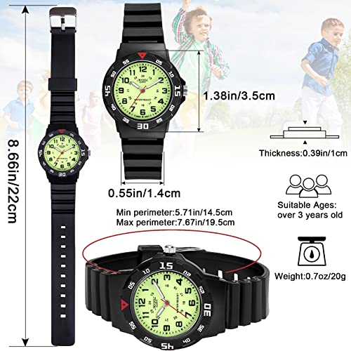 SOCICO Children Waterproof Analog Time Teaching Watch