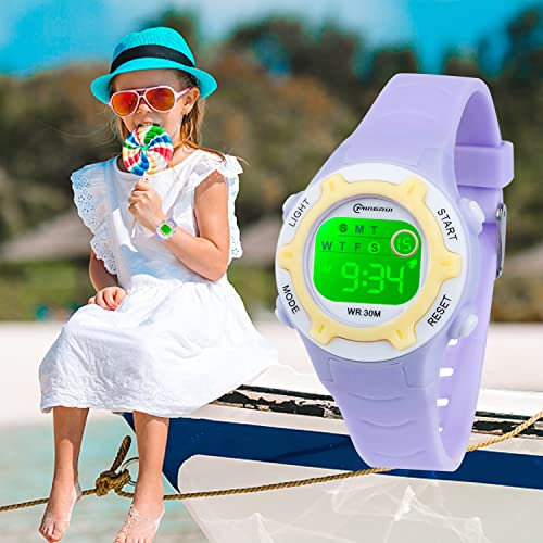 Kid's Digital Watches: Waterproof, Multifunctional, Ages 4-15