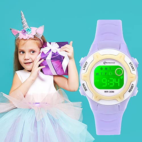 Kid's Digital Watches: Waterproof, Multifunctional, Ages 4-15