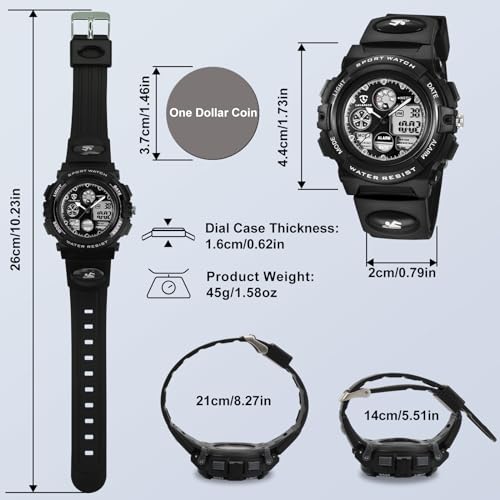 Bomieux Kids Digital and Analog Watch for Boys