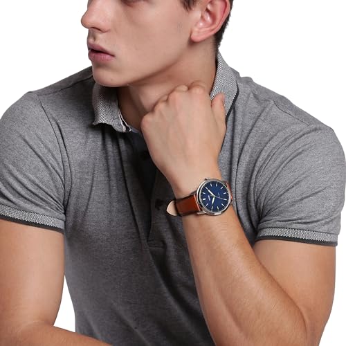 Fossil Men's Minimalist Stainless Steel Watch, Silver FS5304