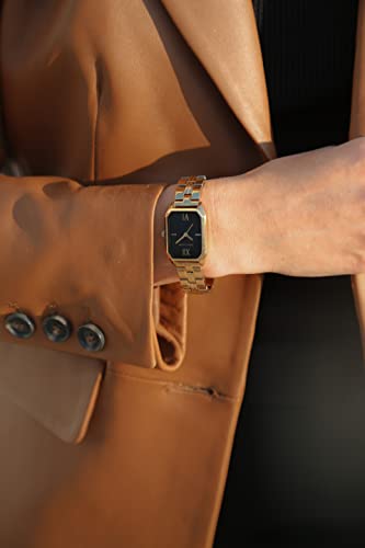 Anne Klein Gold/Black Dress Watch, Model AK/3774BKGB