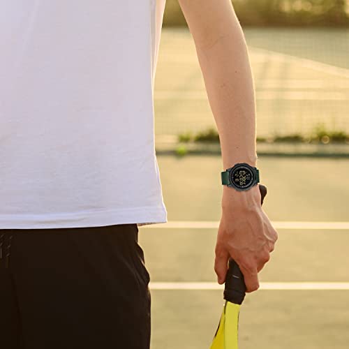 Army Green Ultra-Thin Digital Sports Watch for Men & Women