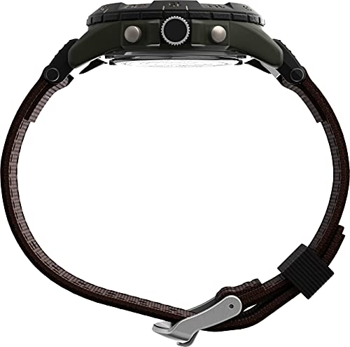Timex Men's Expedition Resin Combo Watch, Brown/Green