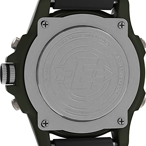Timex Men's Expedition Resin Combo Watch, Brown/Green