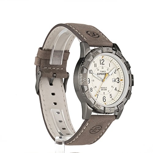 Timex Men's Expedition Rugged Metal Leather Watch