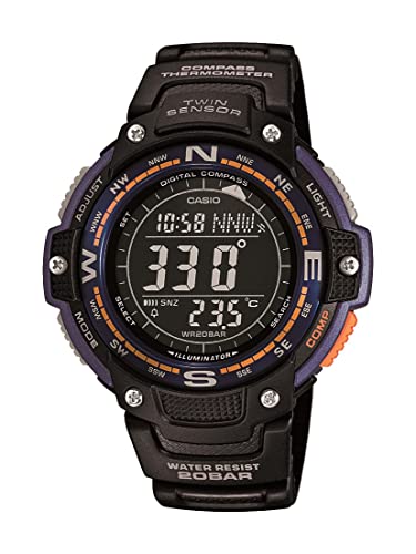 Casio Men's Twin Sensor Black Digital Quartz Watch