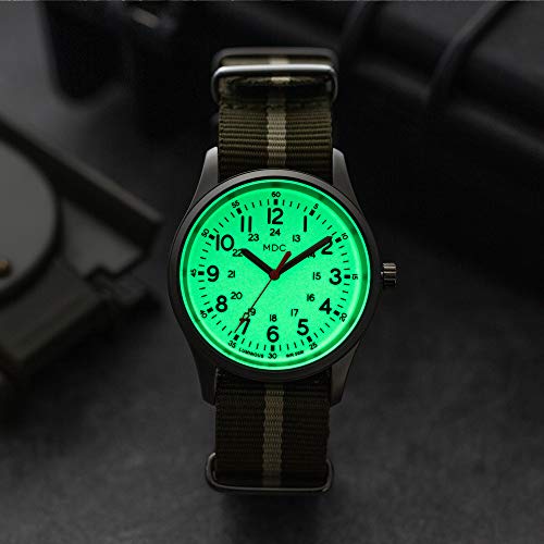 Men's Infantry Glow in The Dark Military Analog Watch