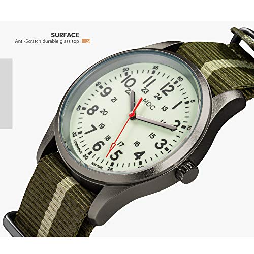Men's Infantry Glow in The Dark Military Analog Watch