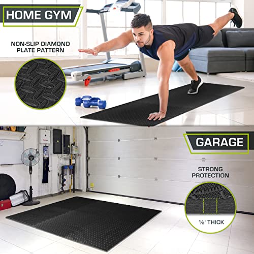 ProsourceFit Exercise Mat ½" EVA Interlocking Foam Tiles