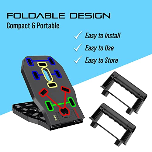 AERLANG Foldable 10-in-1 Push Up Board