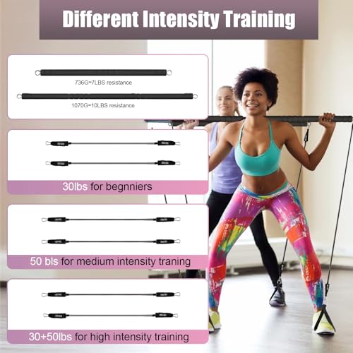 Portable Resistance Bar Kit for Full Body Workouts