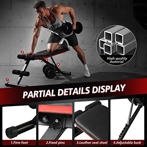 Adjustable Weight Bench for Full Body Workout