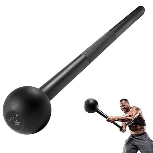 Yes4All 5lb Steel Mace Bell for Strength Training