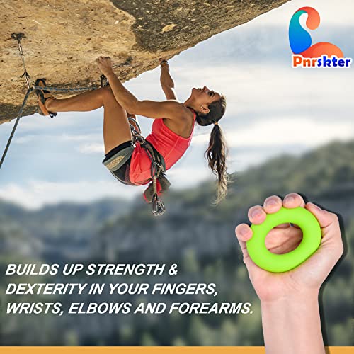 6-Piece Hand Grip Strengthening & Finger Exerciser Set
