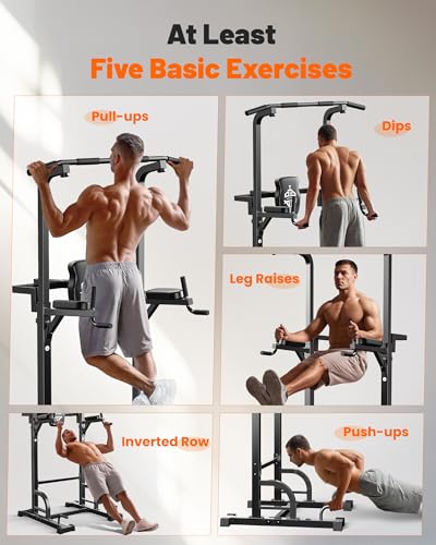 Power Tower Dip Station Pull Up Bar Equipment