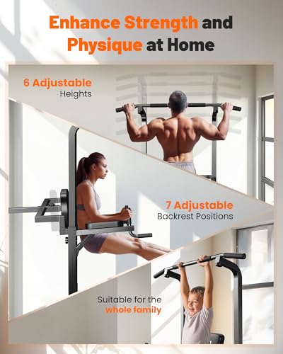 Power Tower Dip Station Pull Up Bar Equipment