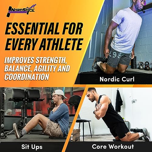 NordStick Nordic Hamstring Curl Strap - Exercise Anywhere