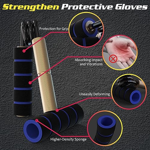 Demiwise Adjustable Grip Strength Trainer Set, 6 Pack
