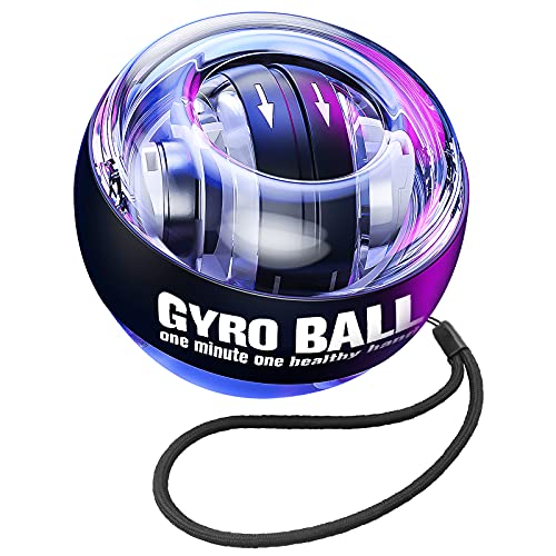 JIN BD Gyroscopic Wrist Trainer Ball with LED
