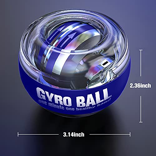 JIN BD Gyroscopic Wrist Trainer Ball with LED