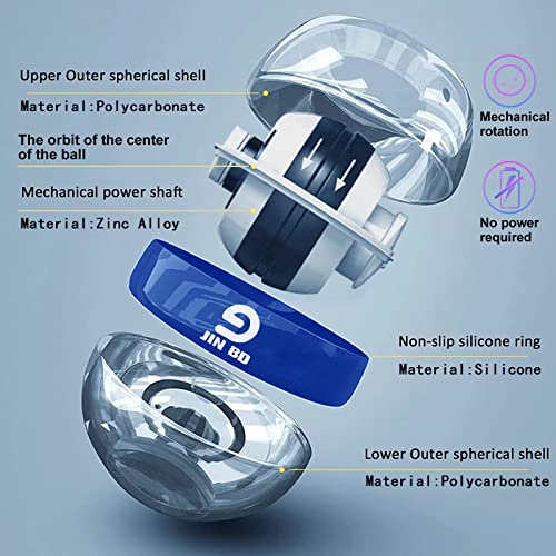 JIN BD Gyroscopic Wrist Trainer Ball with LED