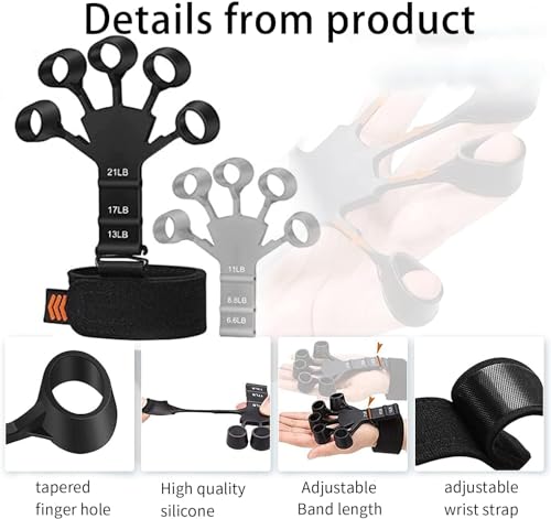 Adjustable Grip Strength Trainer for Hand Therapy
