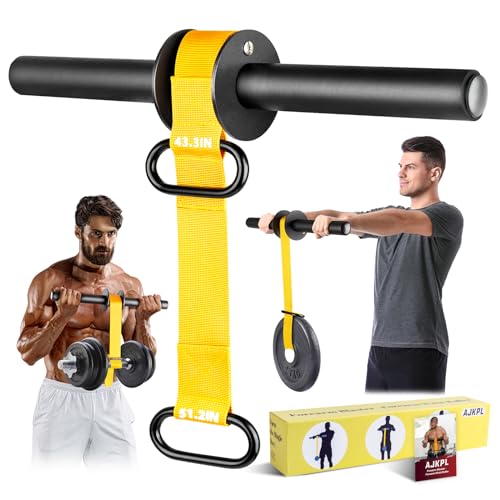 Forearm Strengthener and Wrist Roller with Grip