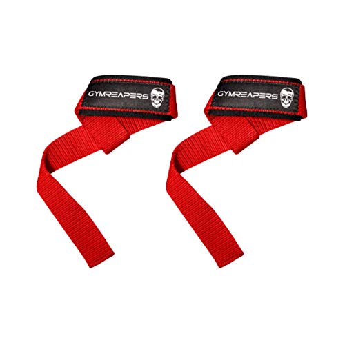 Gymreapers Padded Wrist Straps for Weightlifting