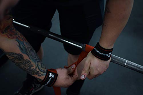 Gymreapers Padded Wrist Straps for Weightlifting