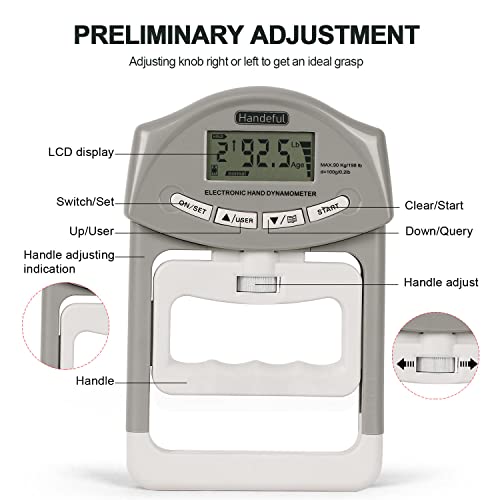 Grip Strength Tester for Sports and Home Use