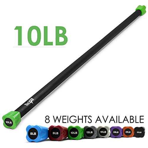 Yes4All 10lbs Total Body Weighted Pilates Bar