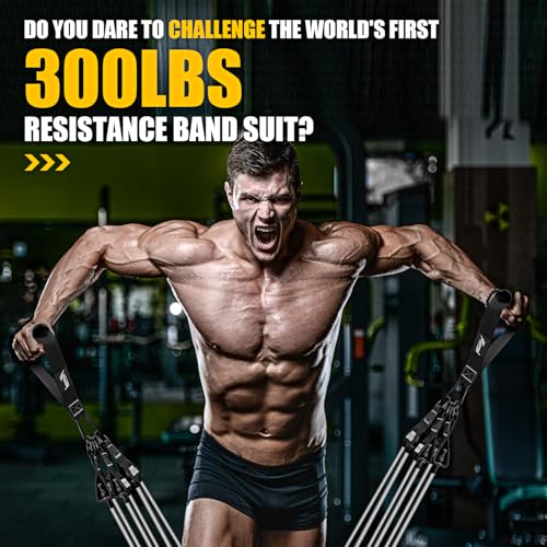 Heavy Resistance Bands with Handles for Fitness