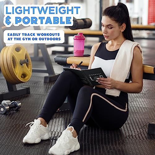 Fitness Tracking Workout Planner - A5 Charcoal Gray