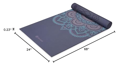Gaiam Reversible Extra Thick Non-Slip Yoga Mat