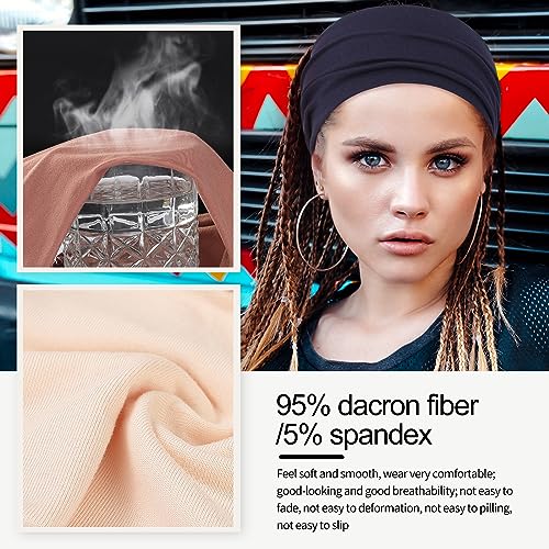 12 Pack Soft Stretchy Women's Yoga Headbands