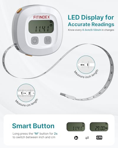 FITINDEX Bluetooth Smart Body Measuring Tape