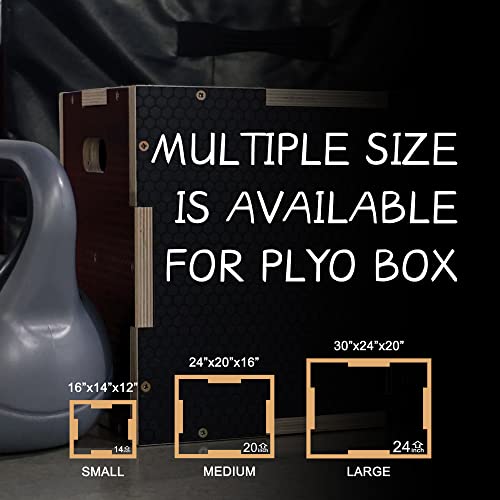 Wooden Plyo Box for Jumping Exercise, Various Sizes