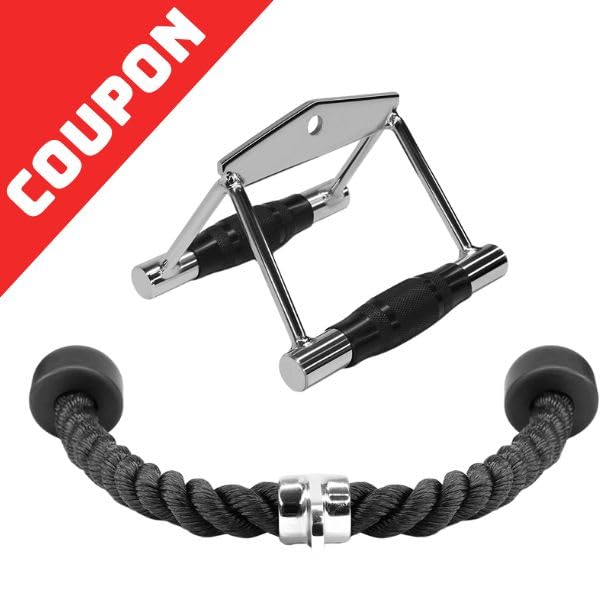 Yes4All 2-in-1 Cable Attachment for Triceps