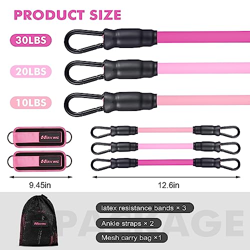 HOXWC Ankle Bands for Booty and Leg Workouts